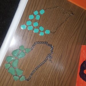 Turquoise necklace bundle